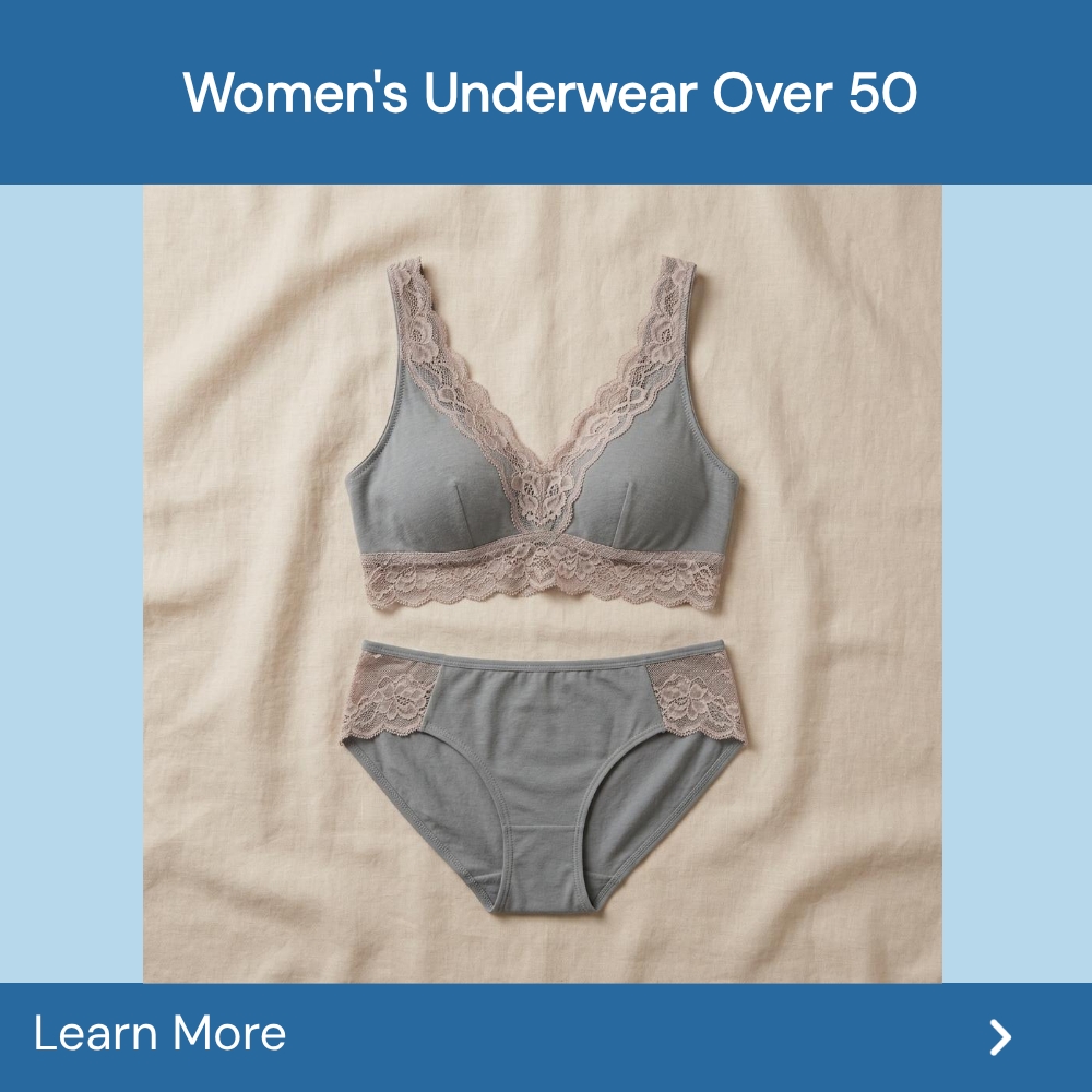 TrendingResults Continuum Facebook ad: Women's Underwear Over 50.