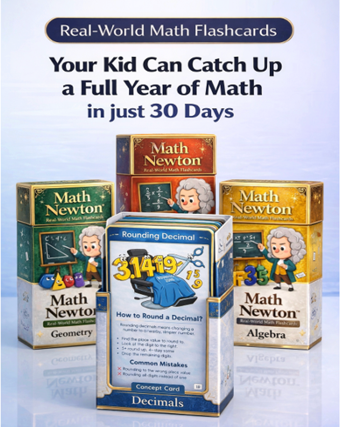 Math Newton Facebook ad: Download Teaser Pack