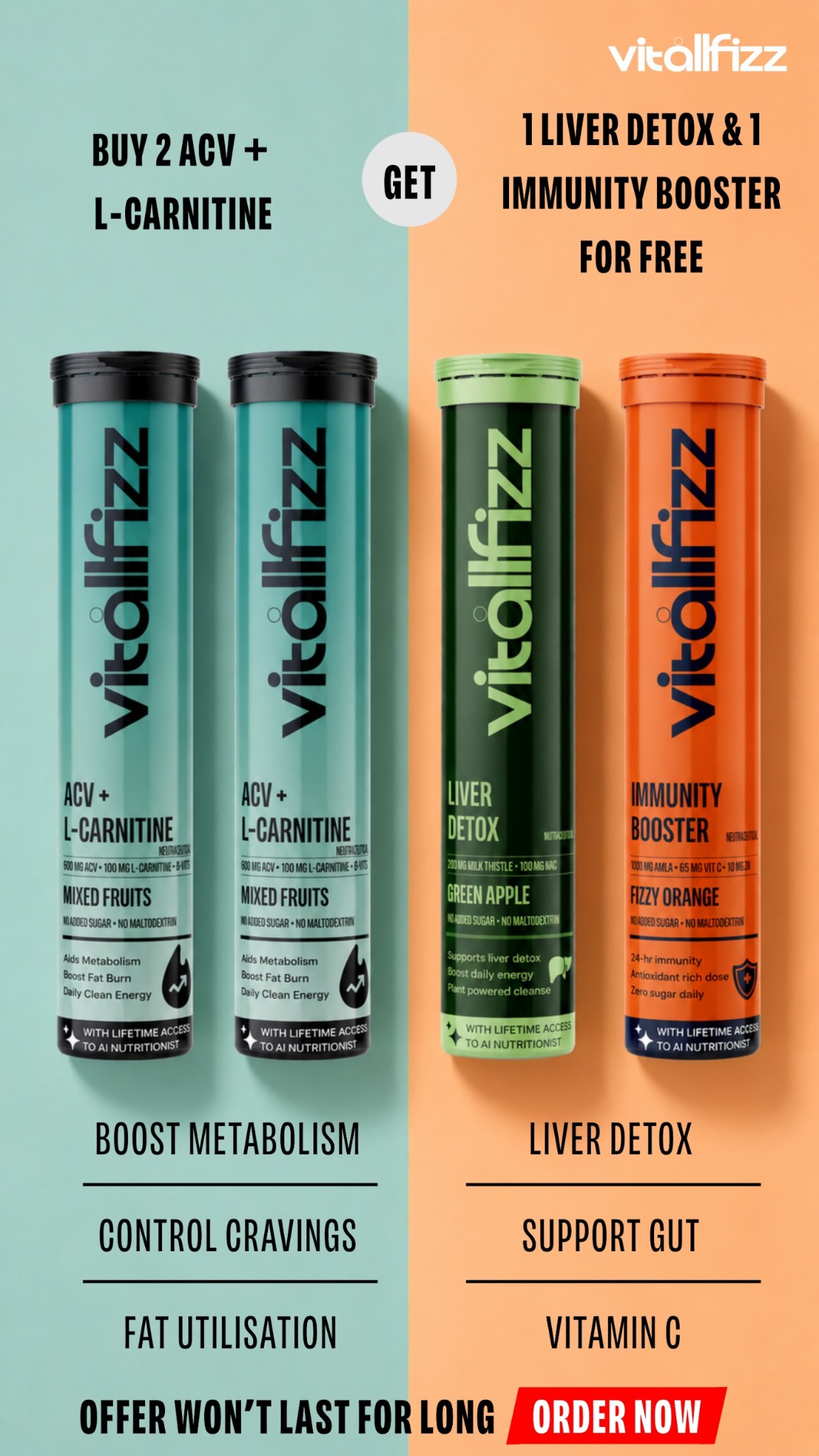Vitallfizz Facebook ad