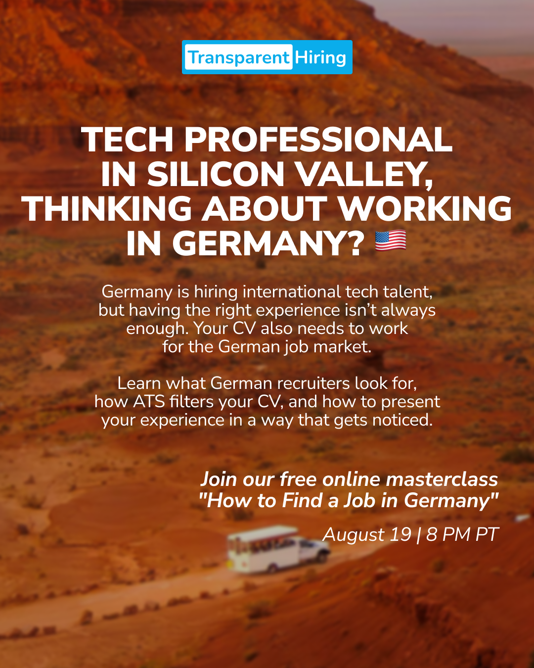 Transparent Hiring Facebook ad from Aug 14, 2026