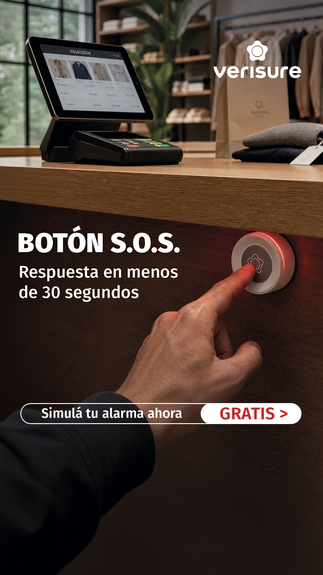 Alarmas Verisure Argentina Facebook ad from Jul 6, 2026