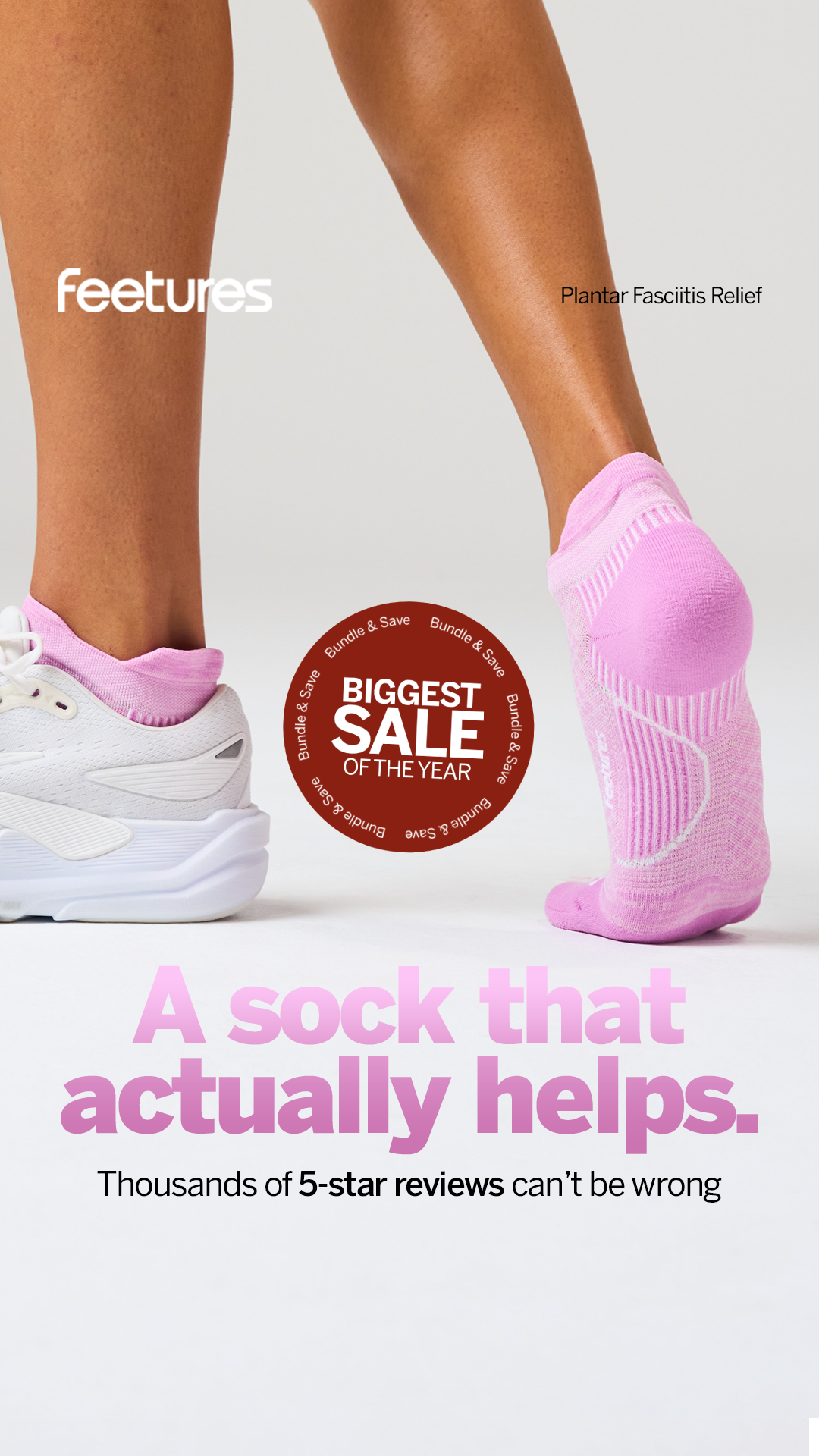 Feetures Facebook ad
