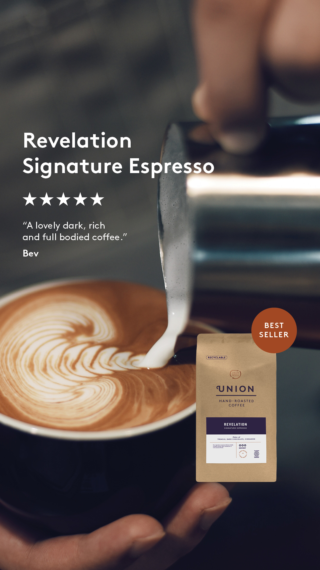 Union Hand-Roasted Coffee Facebook ad