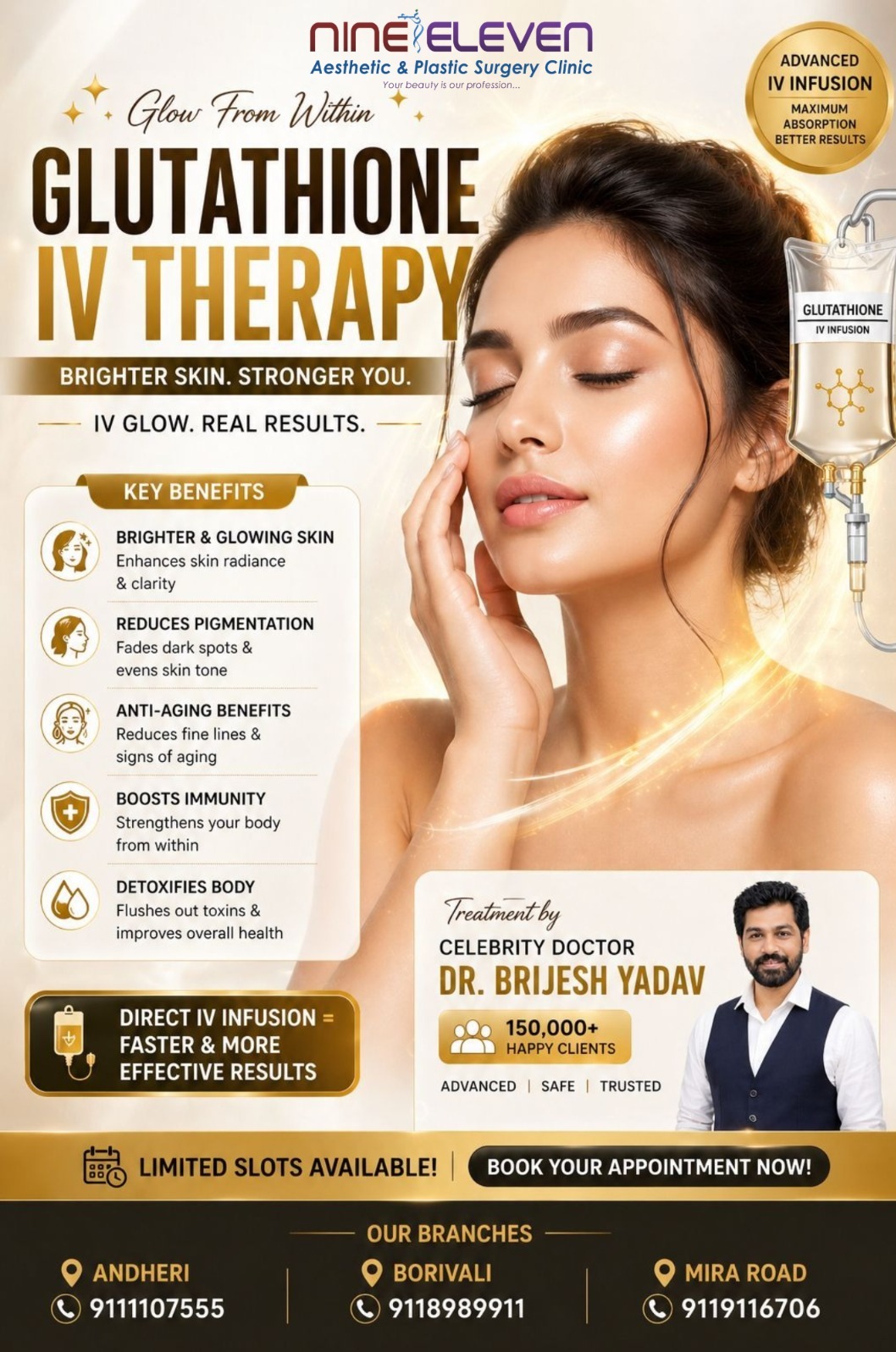 Nine Eleven Clinic and cosmetology Academy Facebook ad: Chat with us