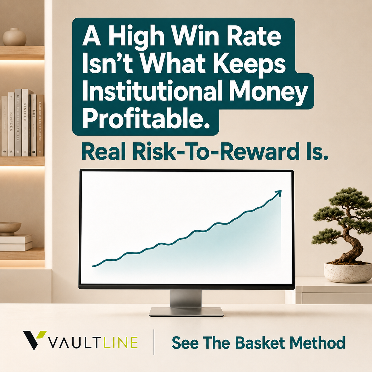 Vaultline Ai Facebook ad: Basket Method: Stop Chasing Slow Money