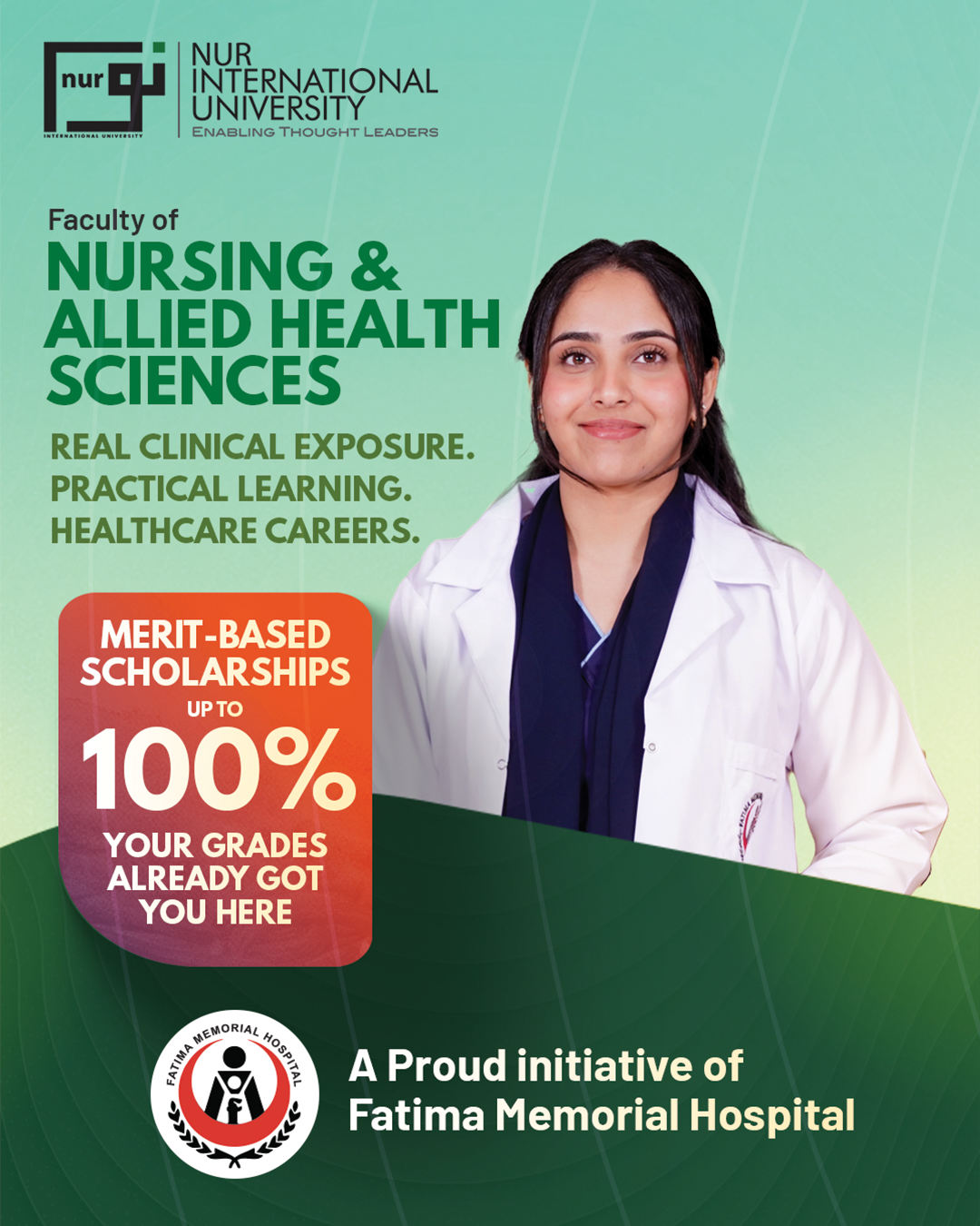 Nur International University, Lahore Facebook ad: 𝐓𝐮𝐫𝐧 𝐘𝐨𝐮𝐫 𝐏𝐚𝐬𝐬𝐢𝐨𝐧 𝐟𝐨𝐫…