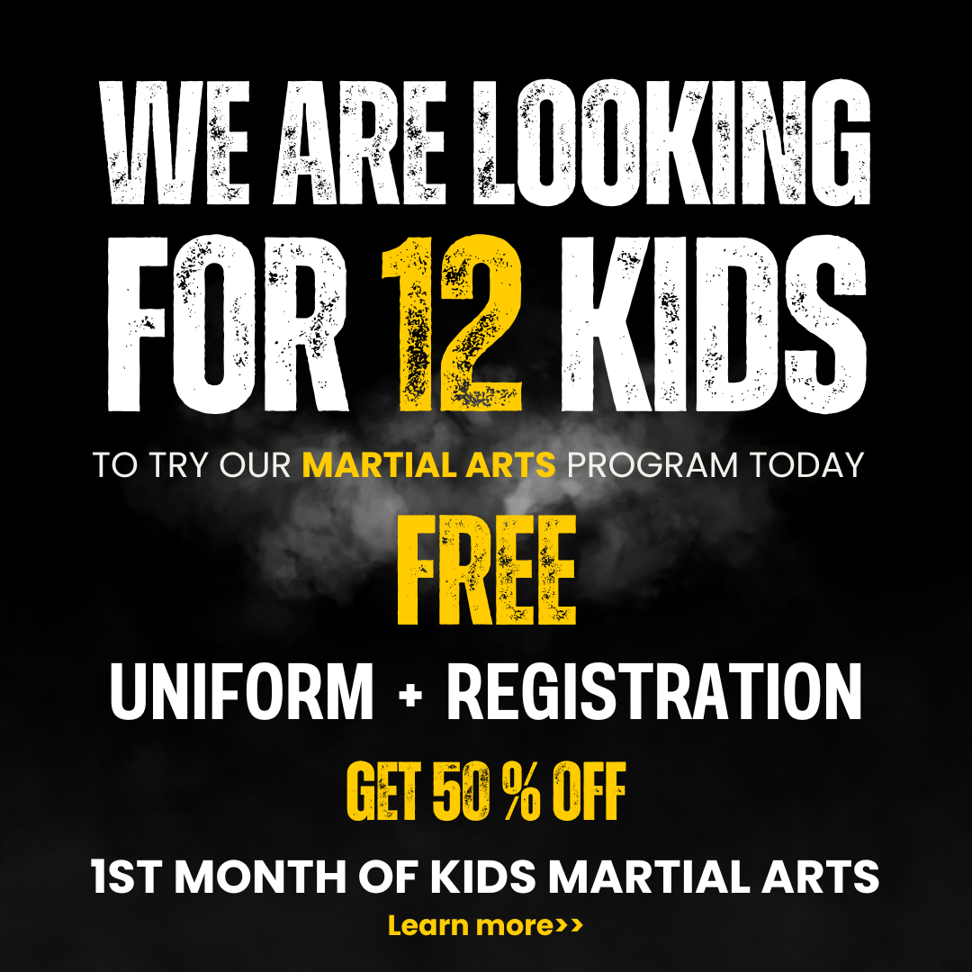 Prospect Martial Arts Facebook ad: Prospect Special: 50% OFF + FREE Uniform (Limited Spots)