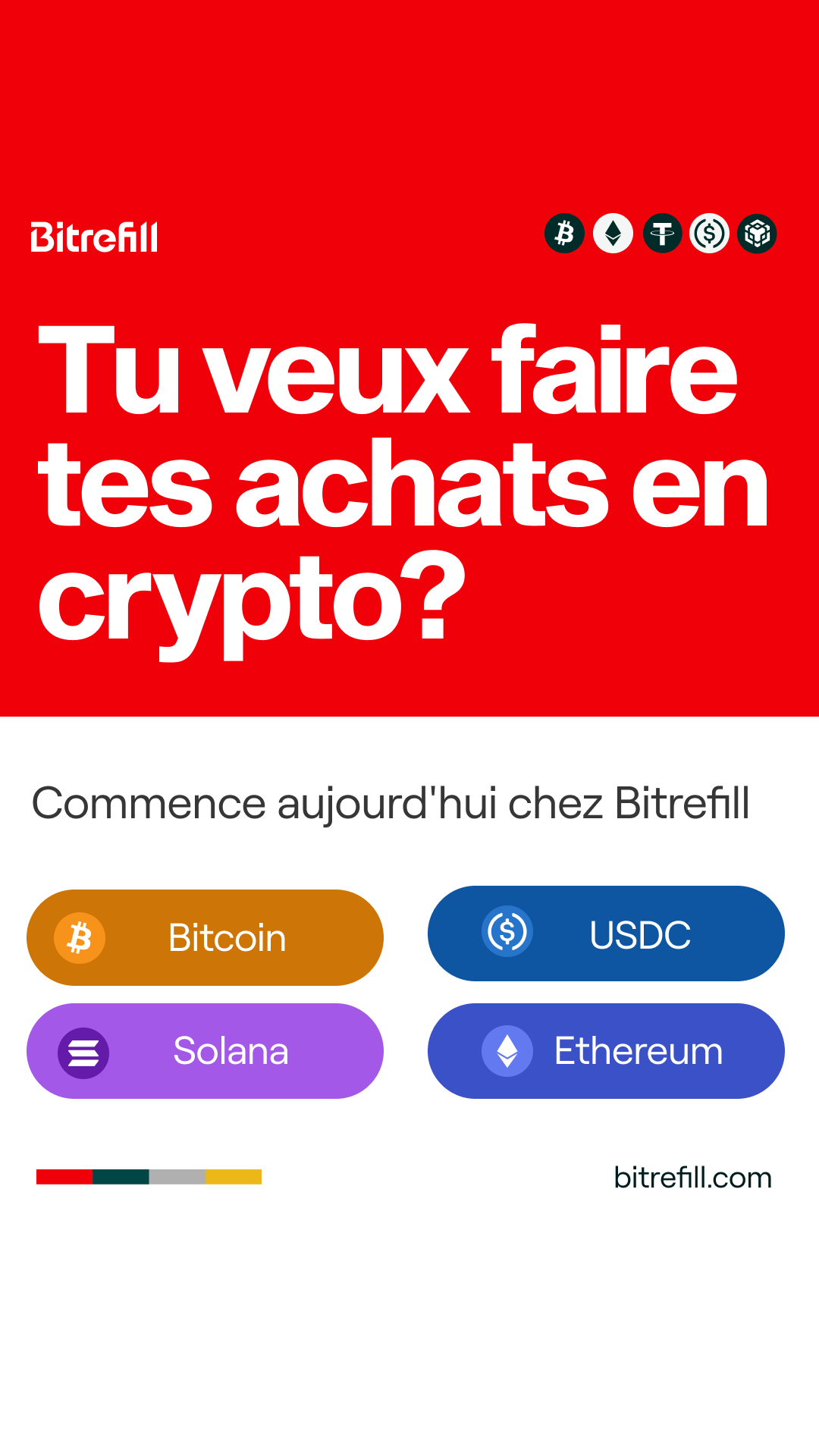 Bitrefill Facebook ad