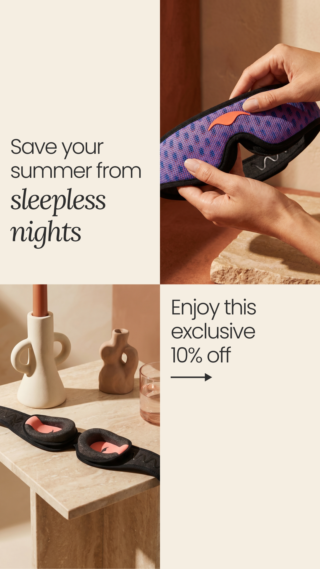 Manta Sleep Facebook ad