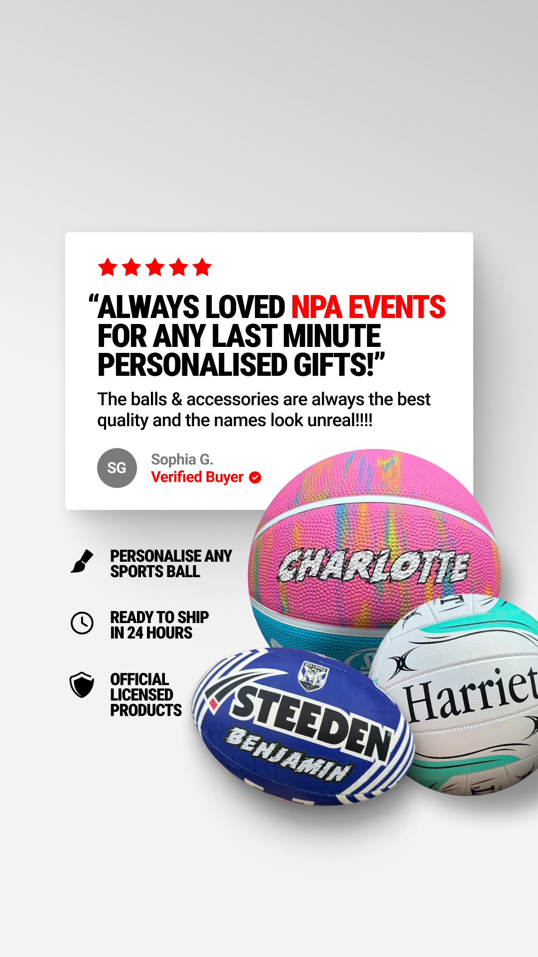 NPA Events Australia Facebook ad