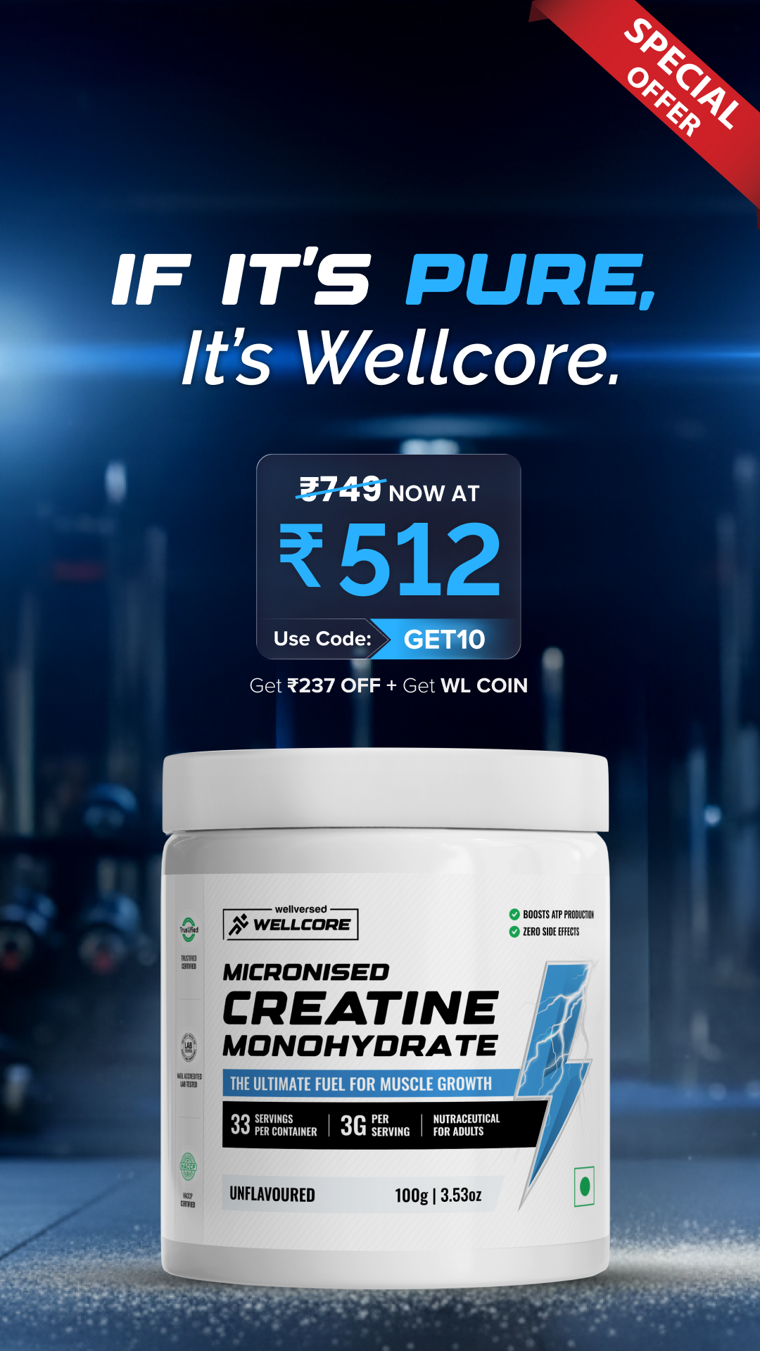 Wellcore - Wellversed Brand Facebook ad