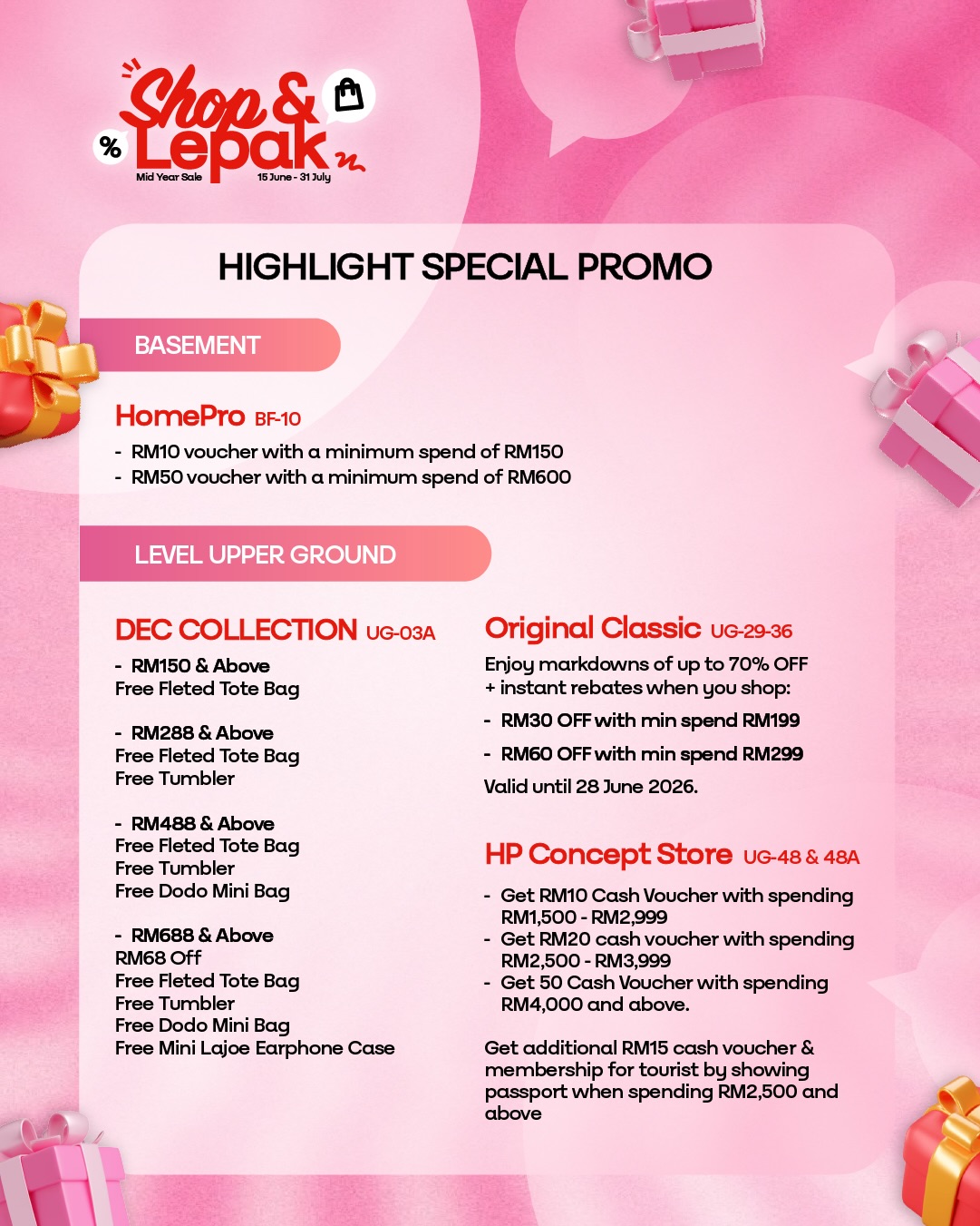 Paradigm Mall Johor Bahru Facebook ad