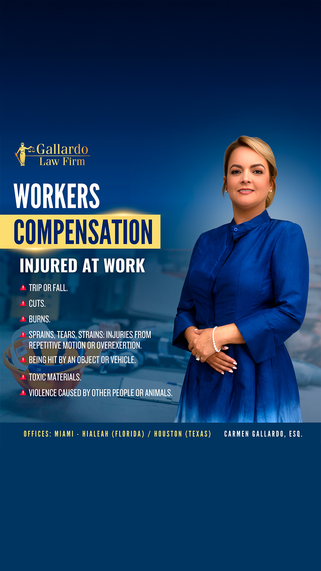 Gallardo Law Firm Facebook ad