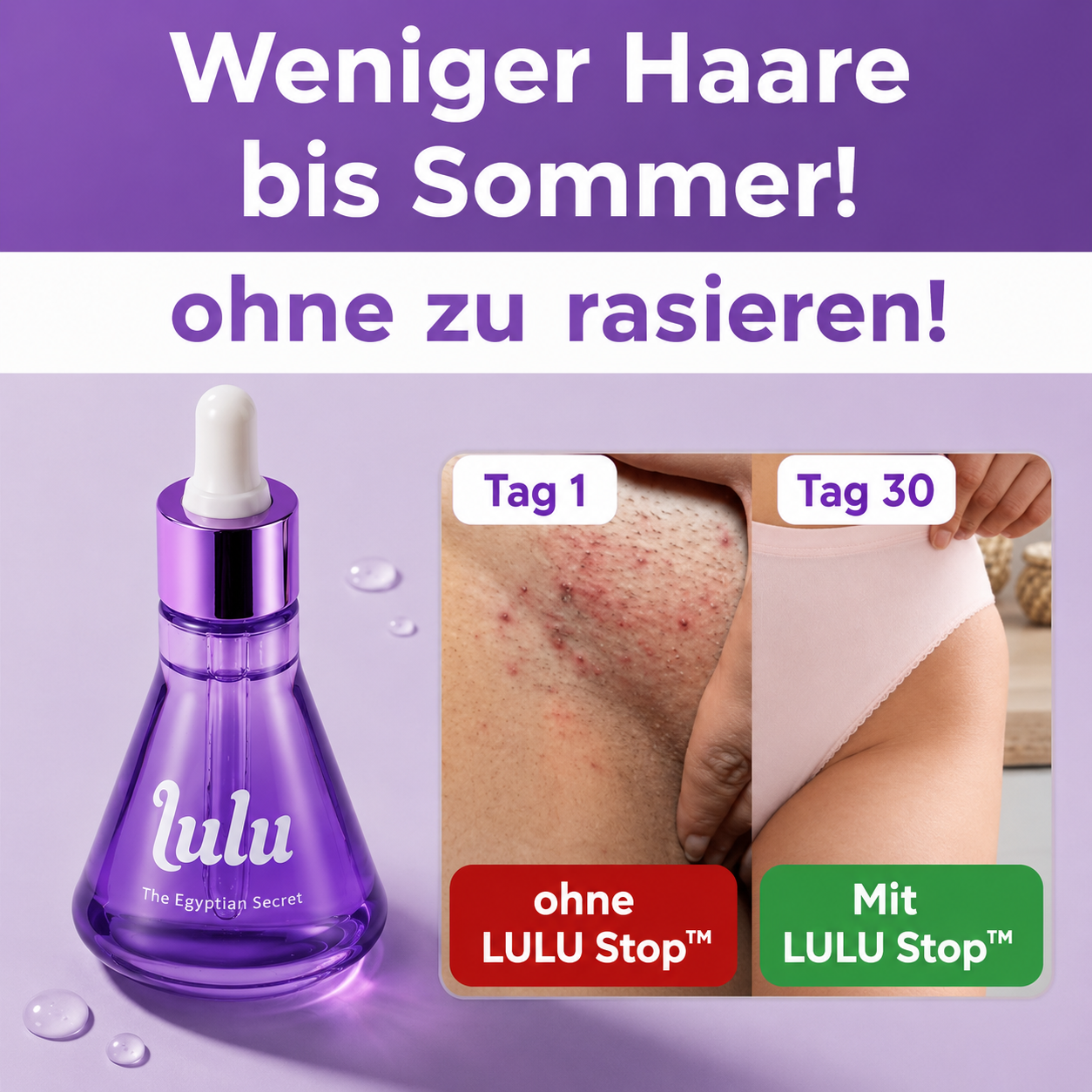 Lulu Facebook ad: Hier zu LULU Stop