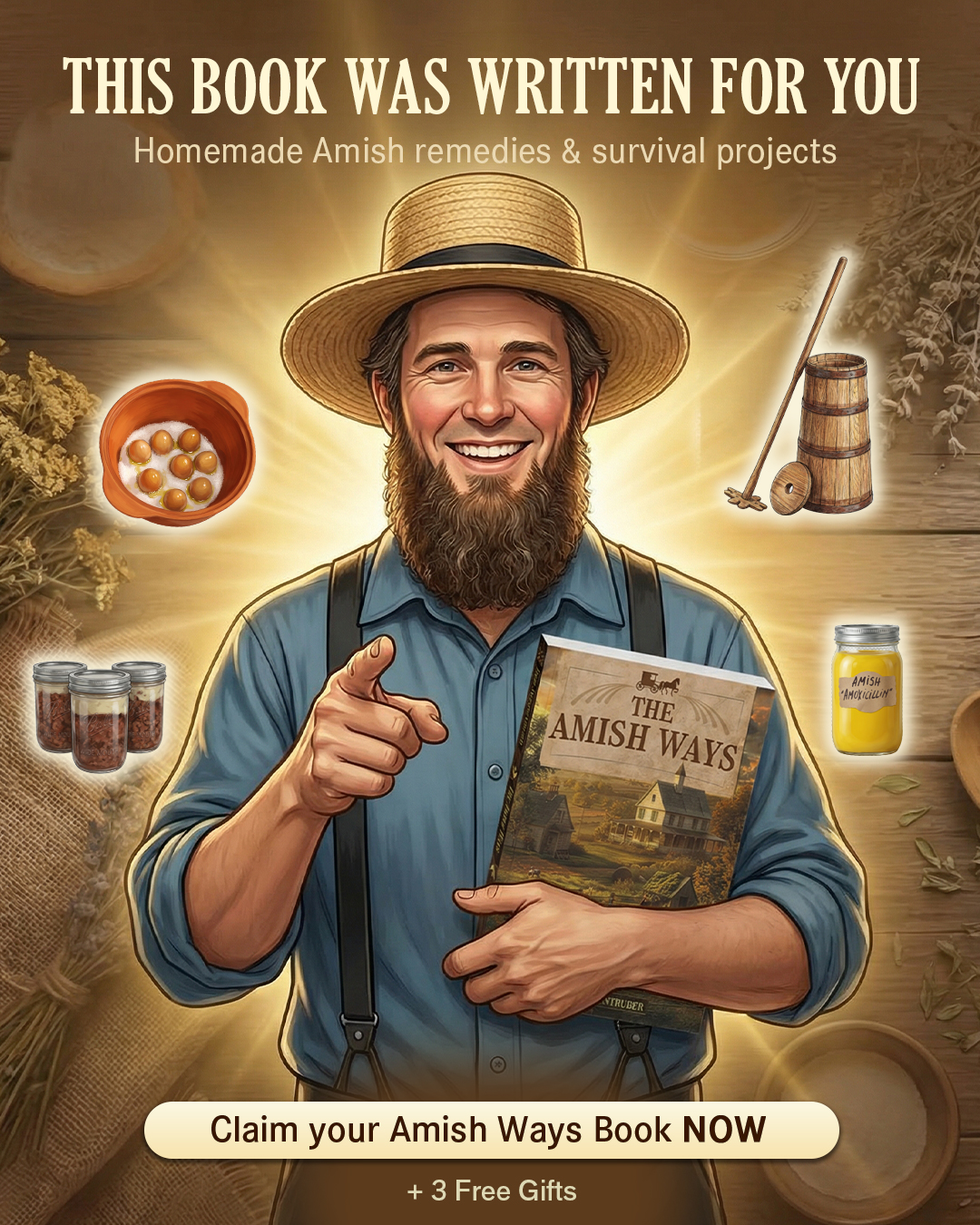 The Amish Ways Facebook ad