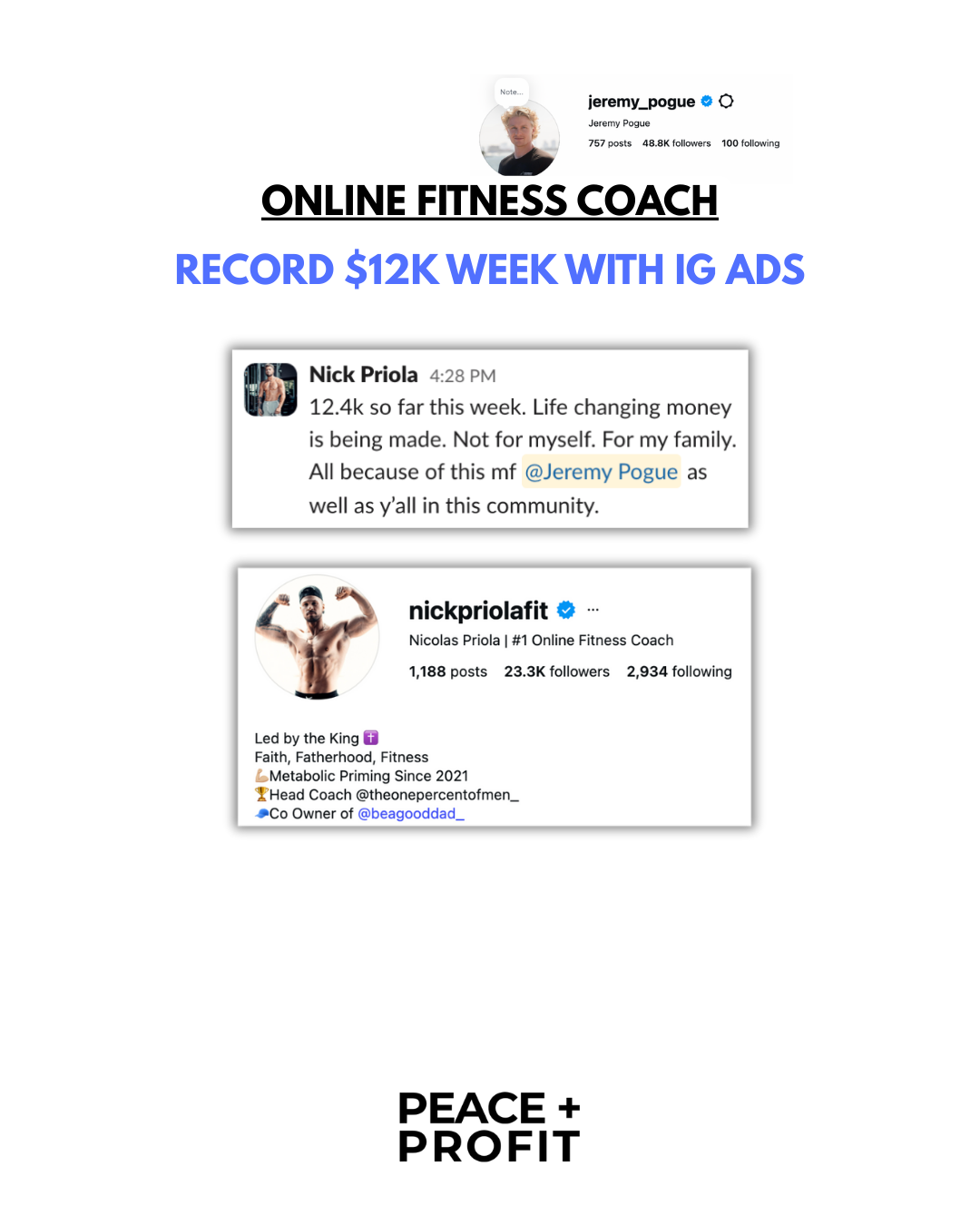 JP Coaching Two Facebook ad