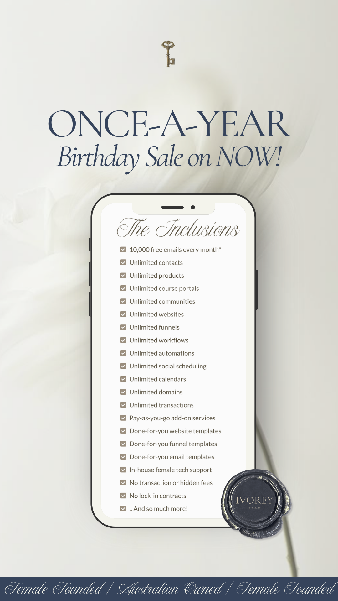 Ivorey Facebook ad