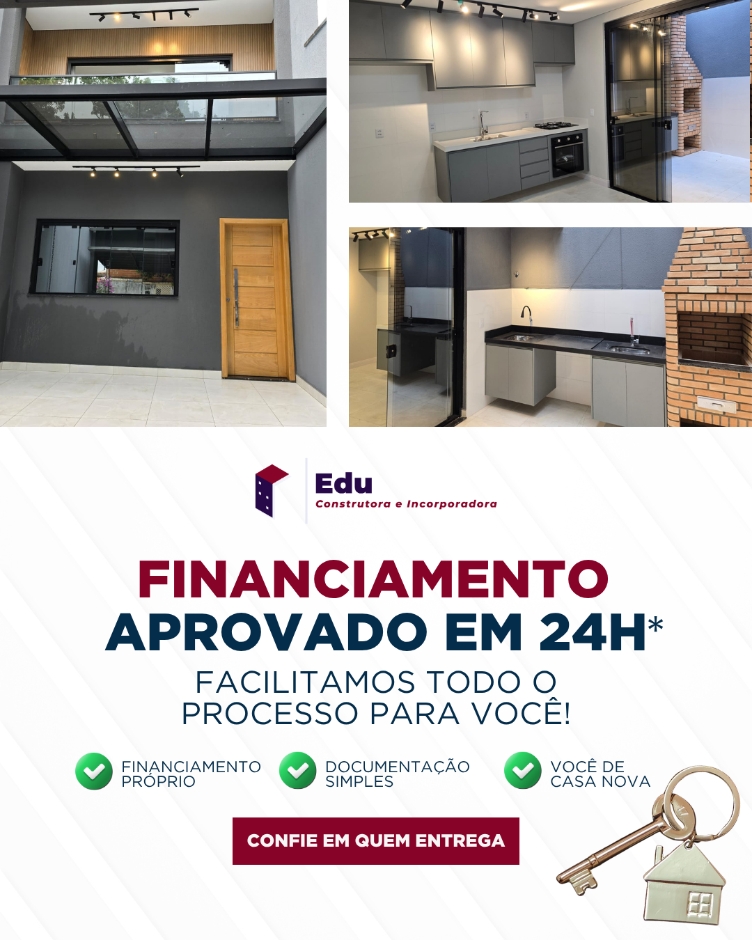 Edu Construtora e Incorporadora Facebook ad: Fale conosco
