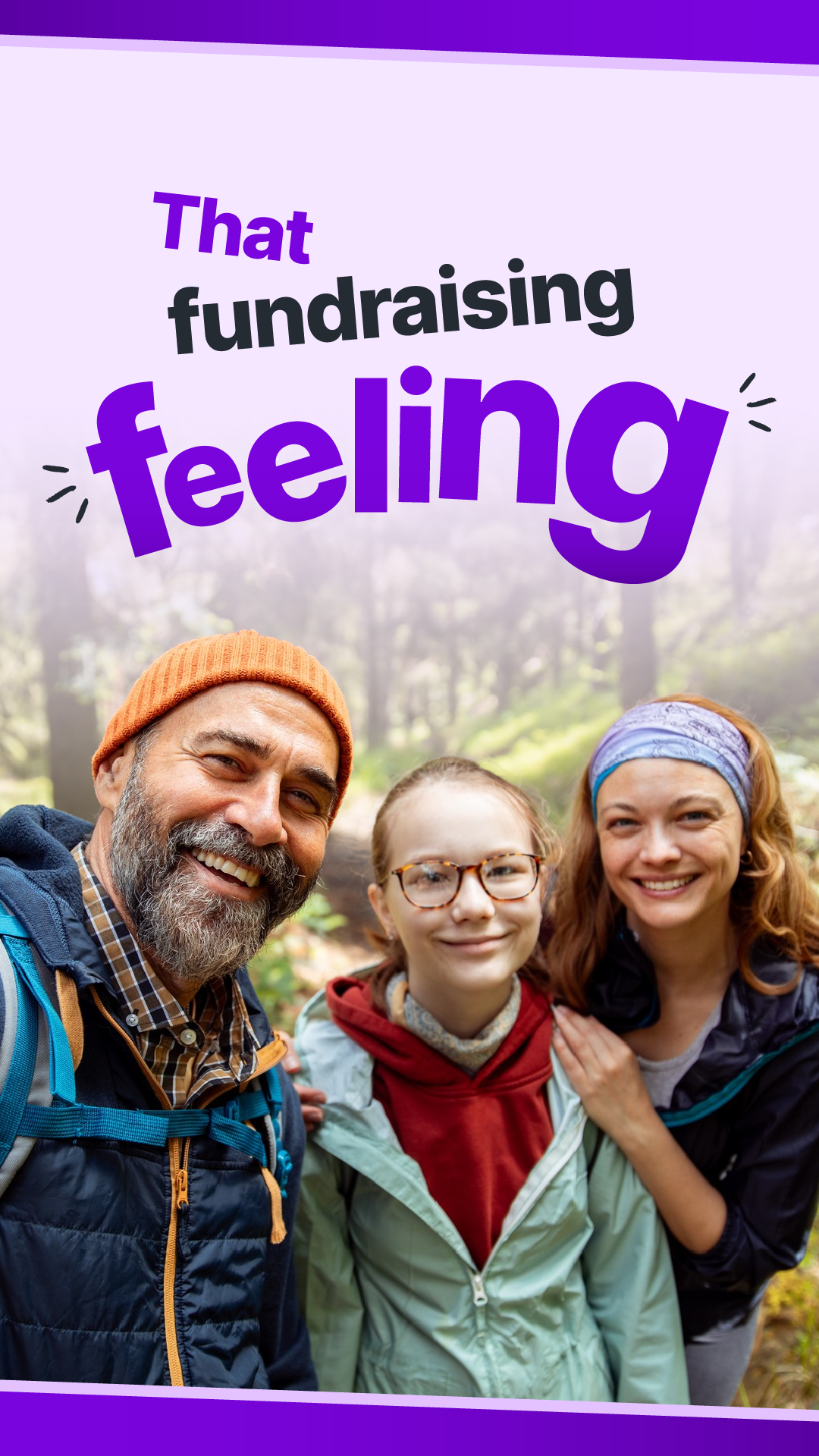 JustGiving Facebook ad