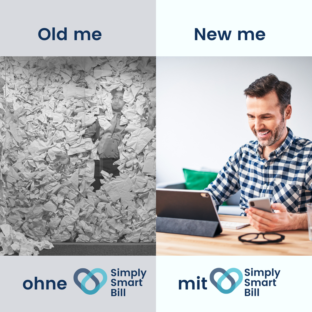 Simply Smart Bill Facebook ad: Verkauf deine Rechnungen, wir bezahlen Sie dir innerhalb…