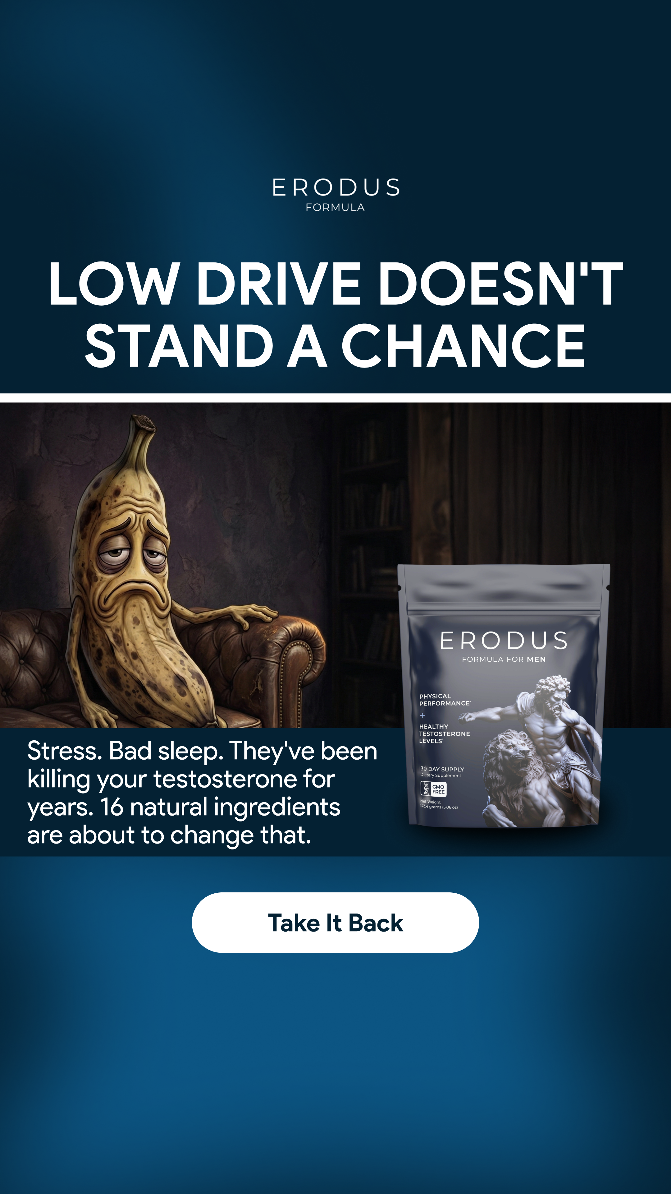 Erodus Formula For Men Facebook ad