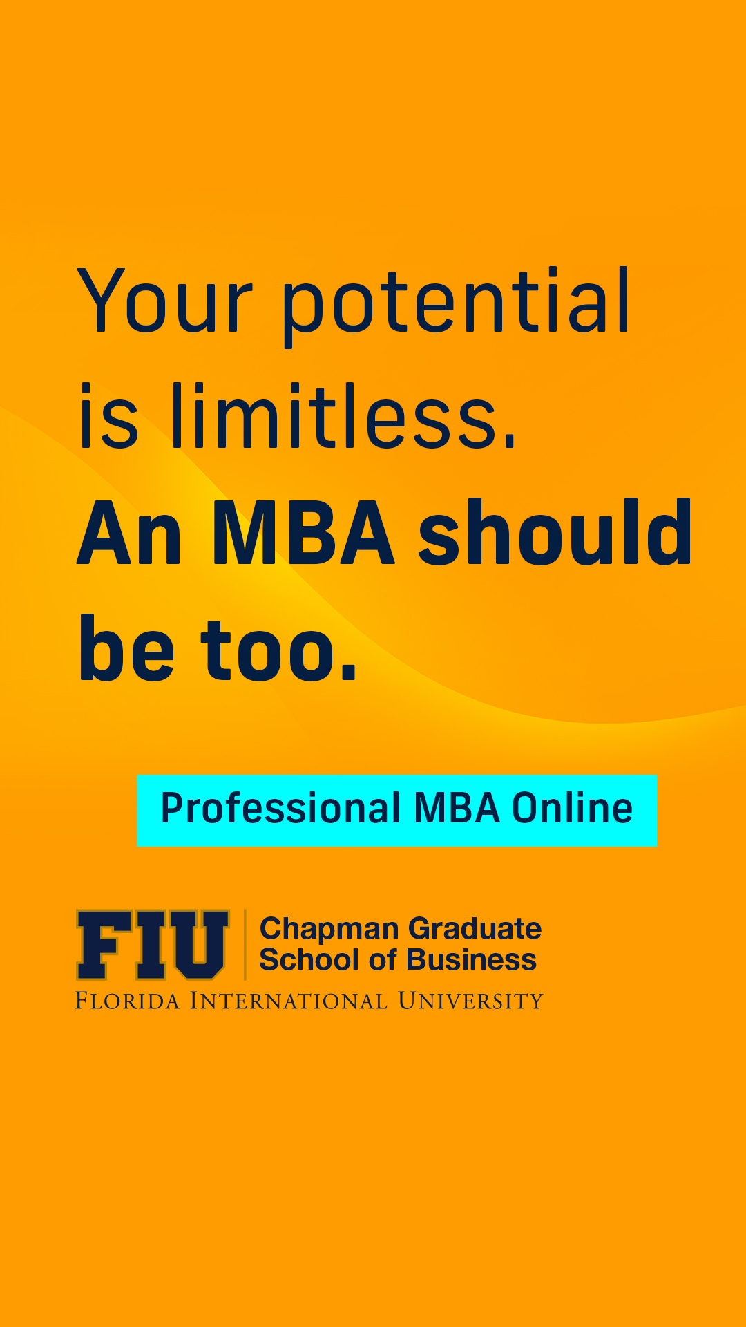 FIU Chapman Graduate School of Business Facebook ad