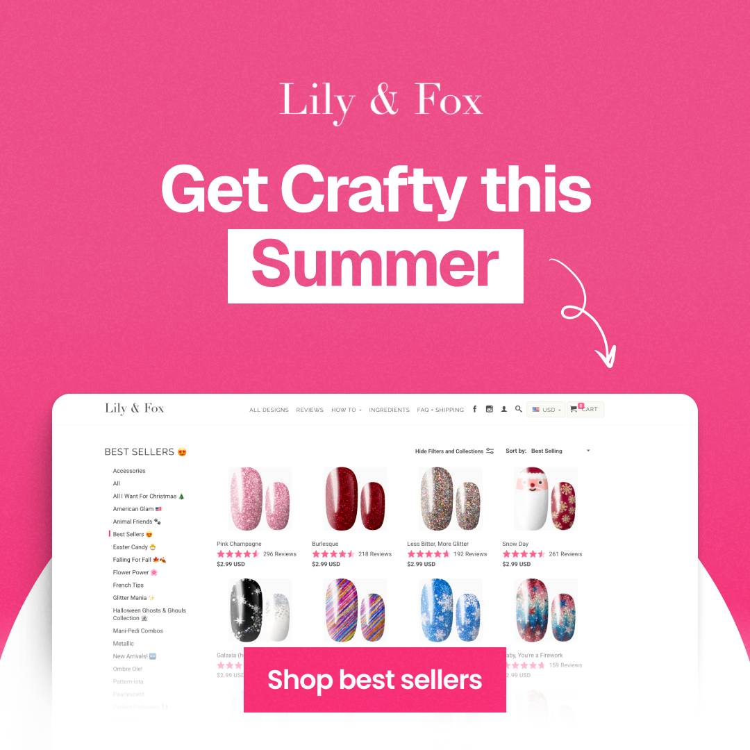 Lily and Fox Facebook ad