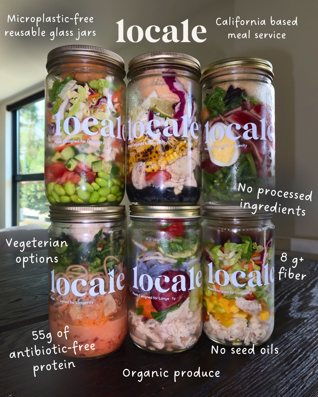 Locale Facebook ad: High Protein Meals Designed For Longevity