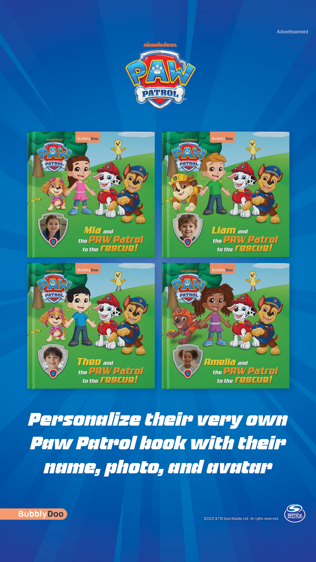 BubblyDoo Books Facebook ad
