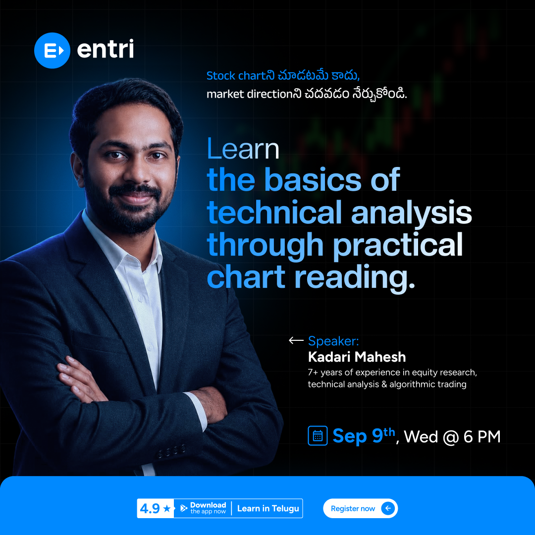 Entri Finacademy తెలుగు Facebook ad: Want to Understand Stock Market Charts?