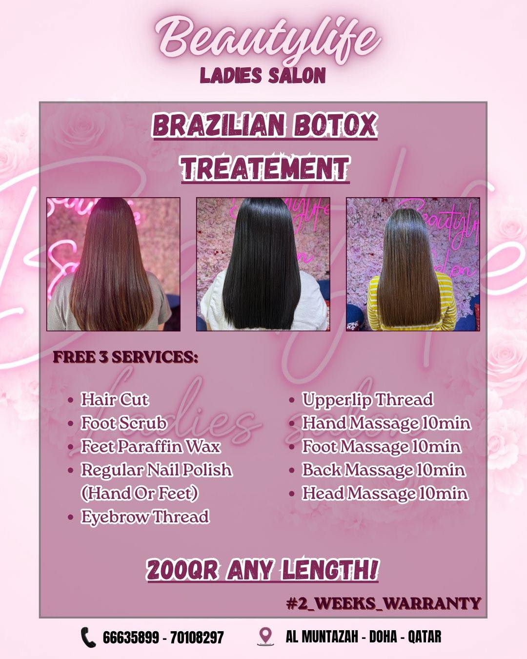 Beautylife Ladies Salon Facebook ad: April just got better… because YOU deserve a…