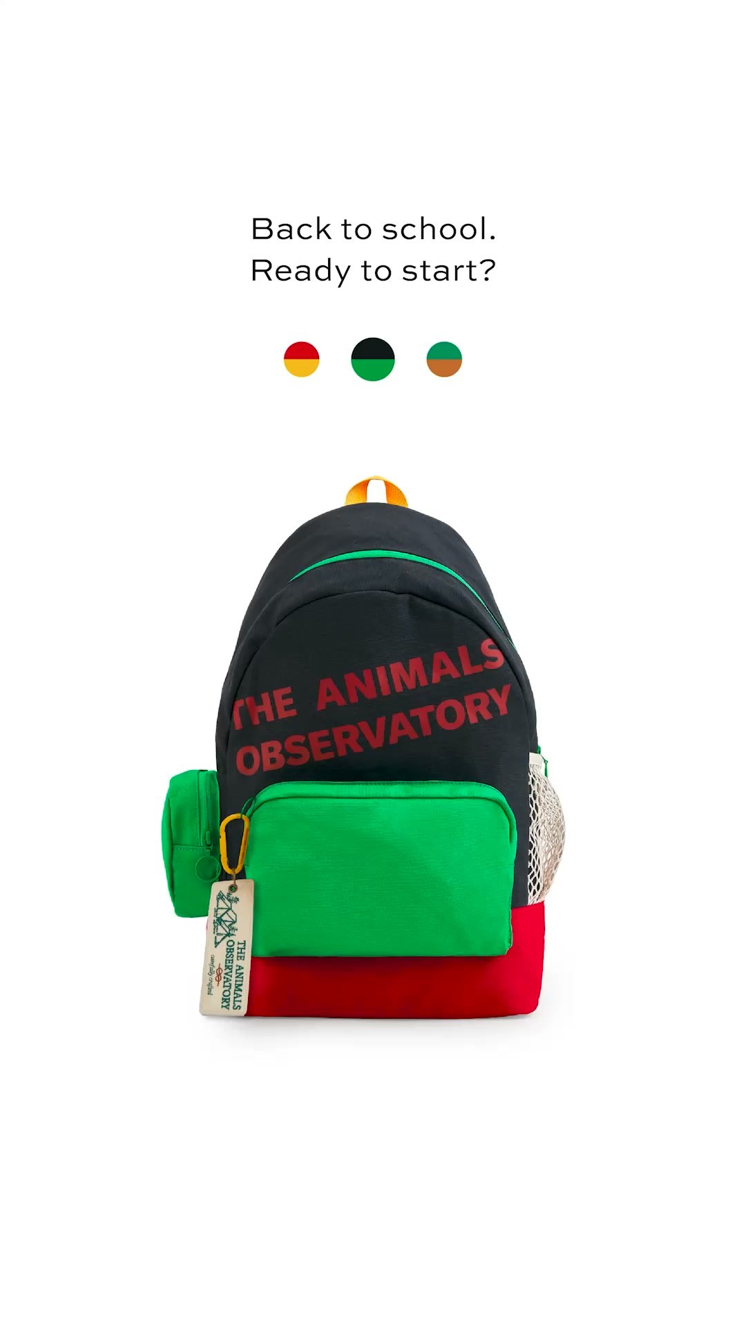 The Animals Observatory Facebook ad: Back to school!