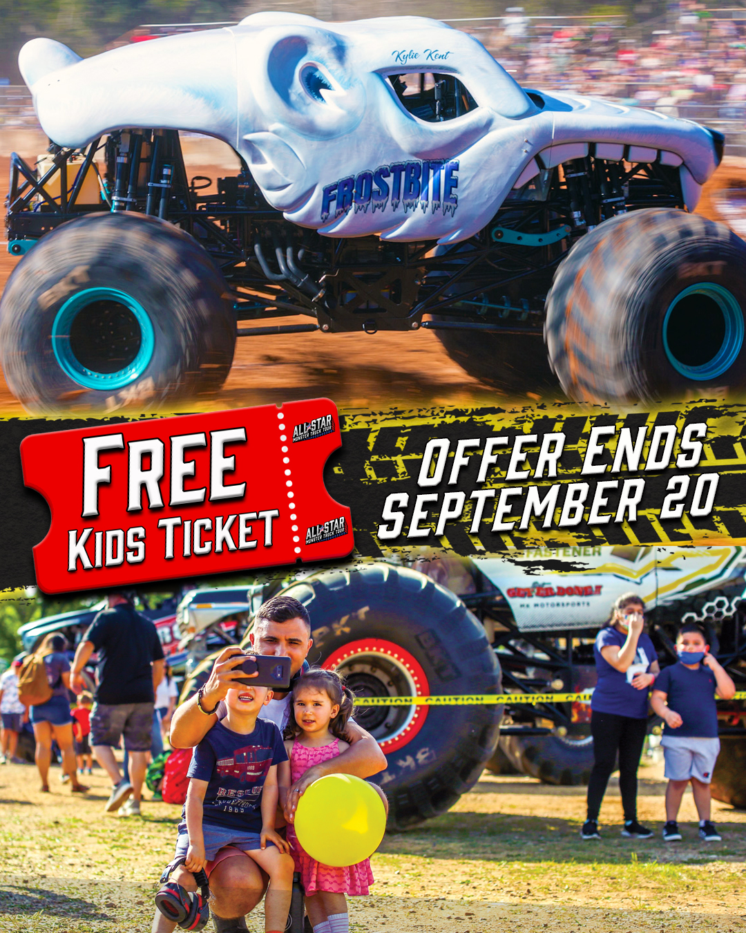 All Star Monster Truck Tour Facebook ad
