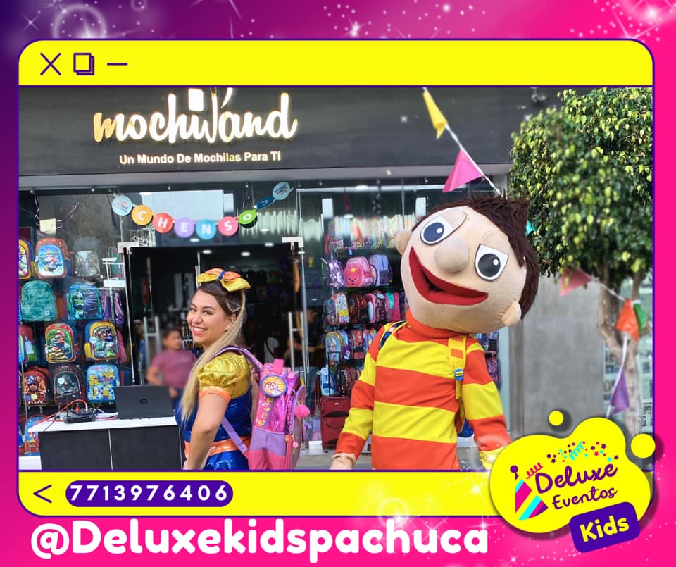 Deluxe Eventos Kids Facebook ad: Bienvenidos al espectáculo infantil más emocionante y…