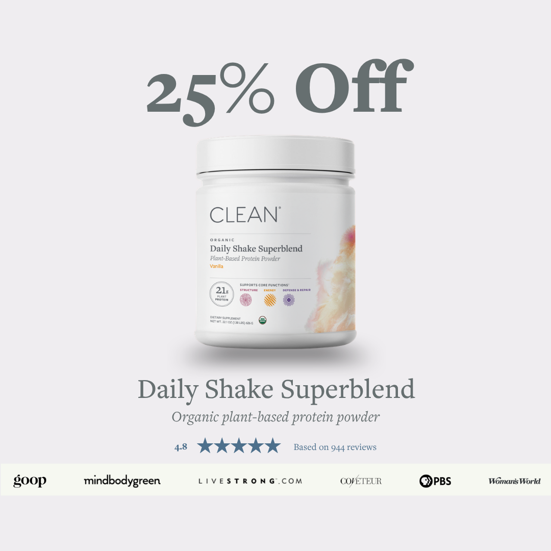 Clean Program Facebook ad: Everyday Nutrition, 25% Off.