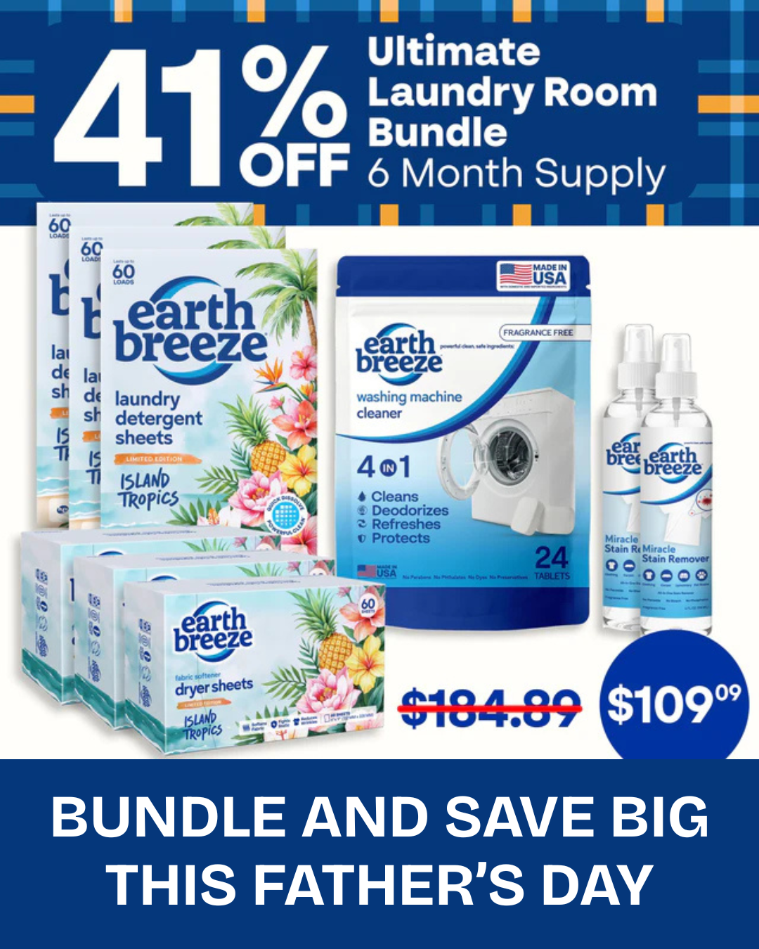 Earth Breeze Facebook ad