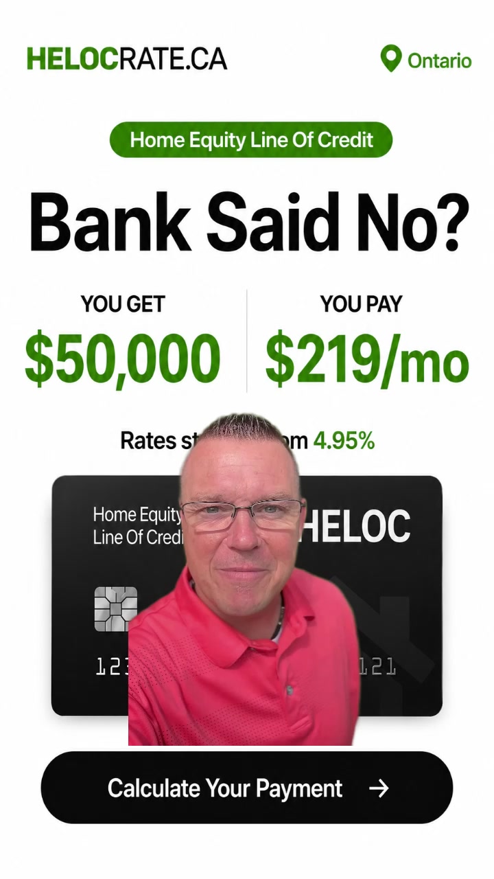 Helocrate Facebook ad: Get Pre-Approved for HELOC Today