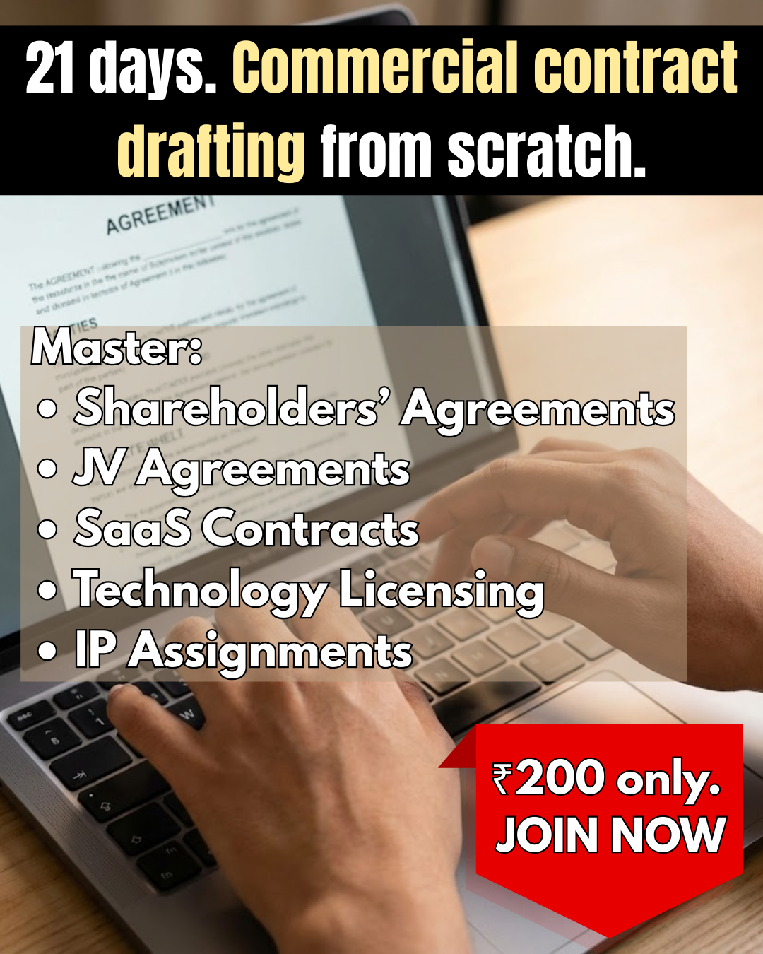 LawSikho Facebook ad