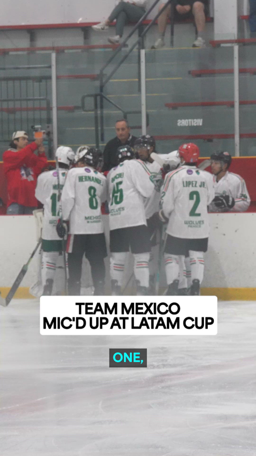 NHLUnites Facebook ad: Team Mexico on the mic at the 2026…