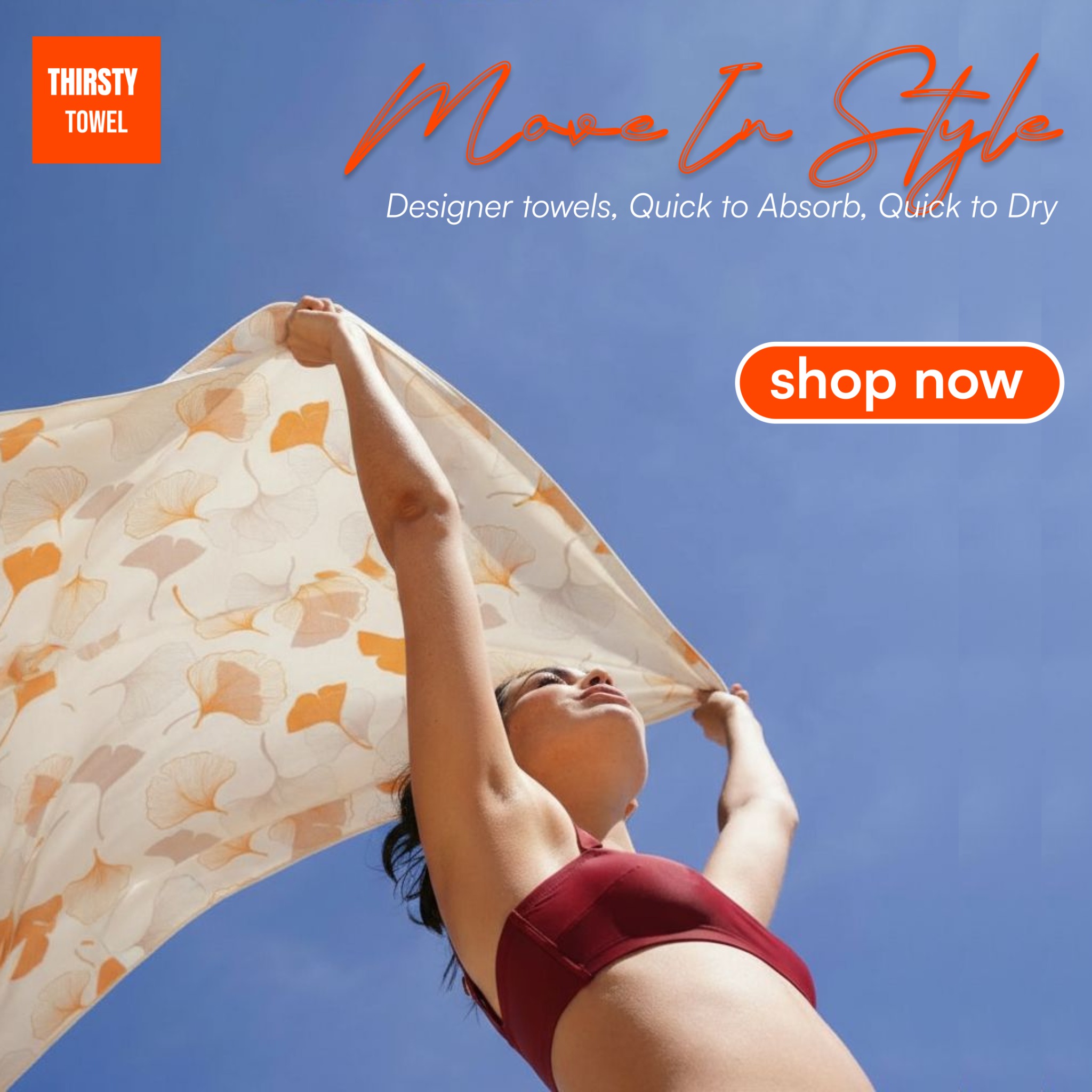 Doctor Towels Facebook ad: Move in Style with Doctor Towels