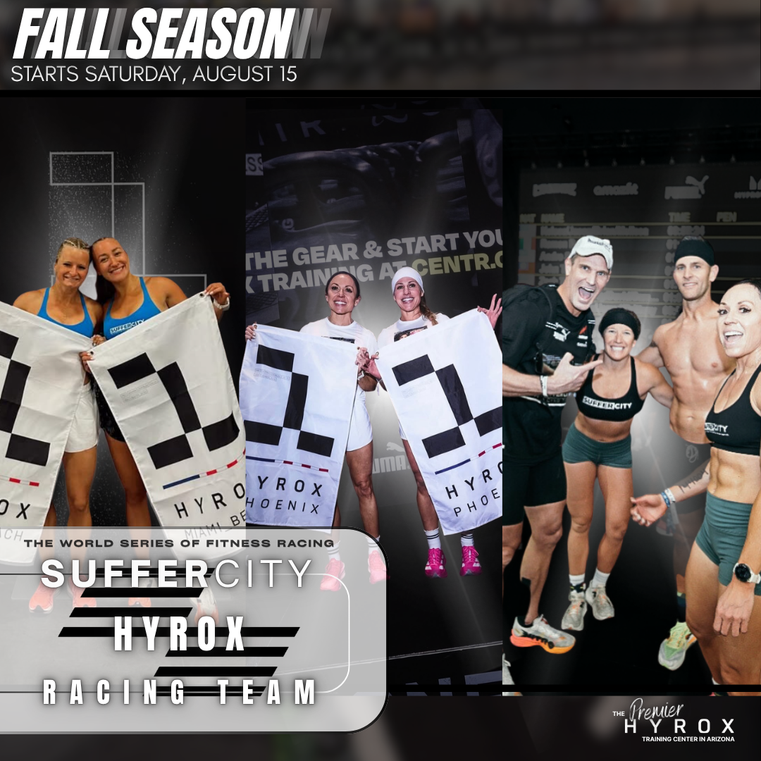 Suffer City Facebook ad: Gilbert, Mesa, Queen Creek HYROX Athletes.