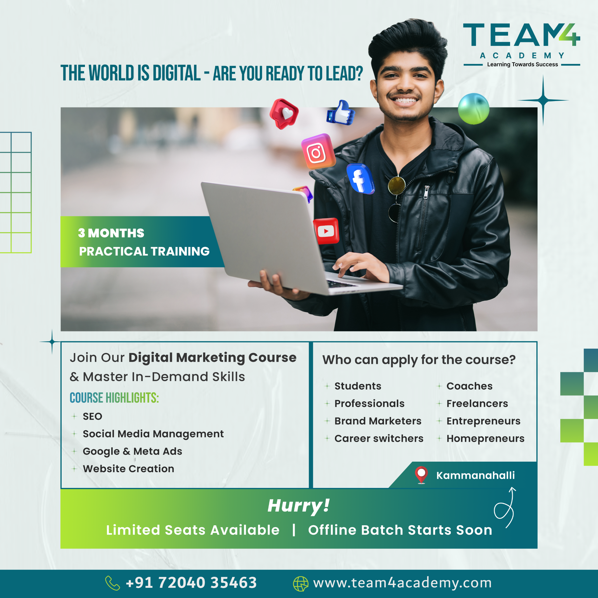 Team4 Digital Marketing Facebook ad: Learn Digital Marketing with Practical Training