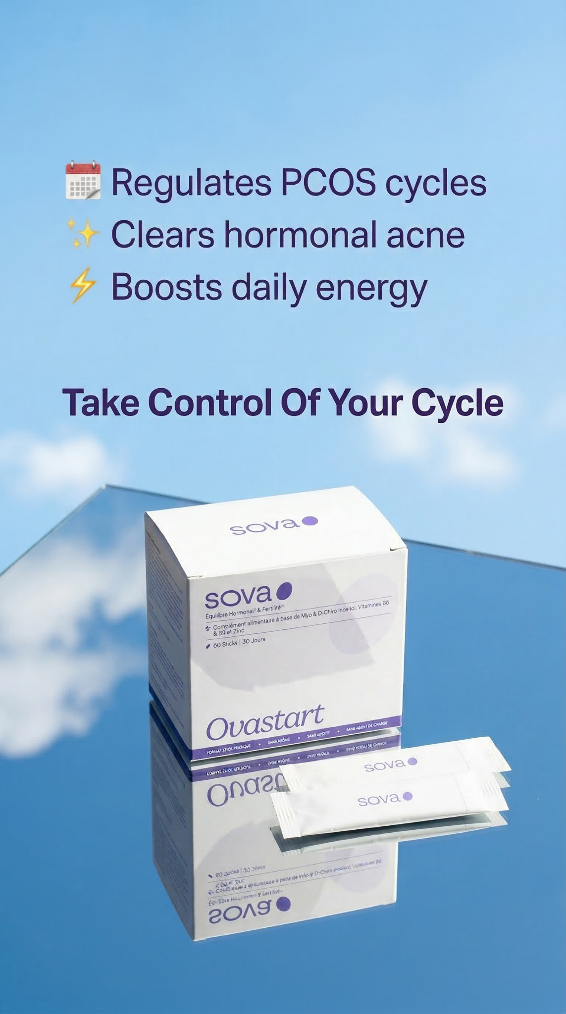 SOVA PCOS Facebook ad