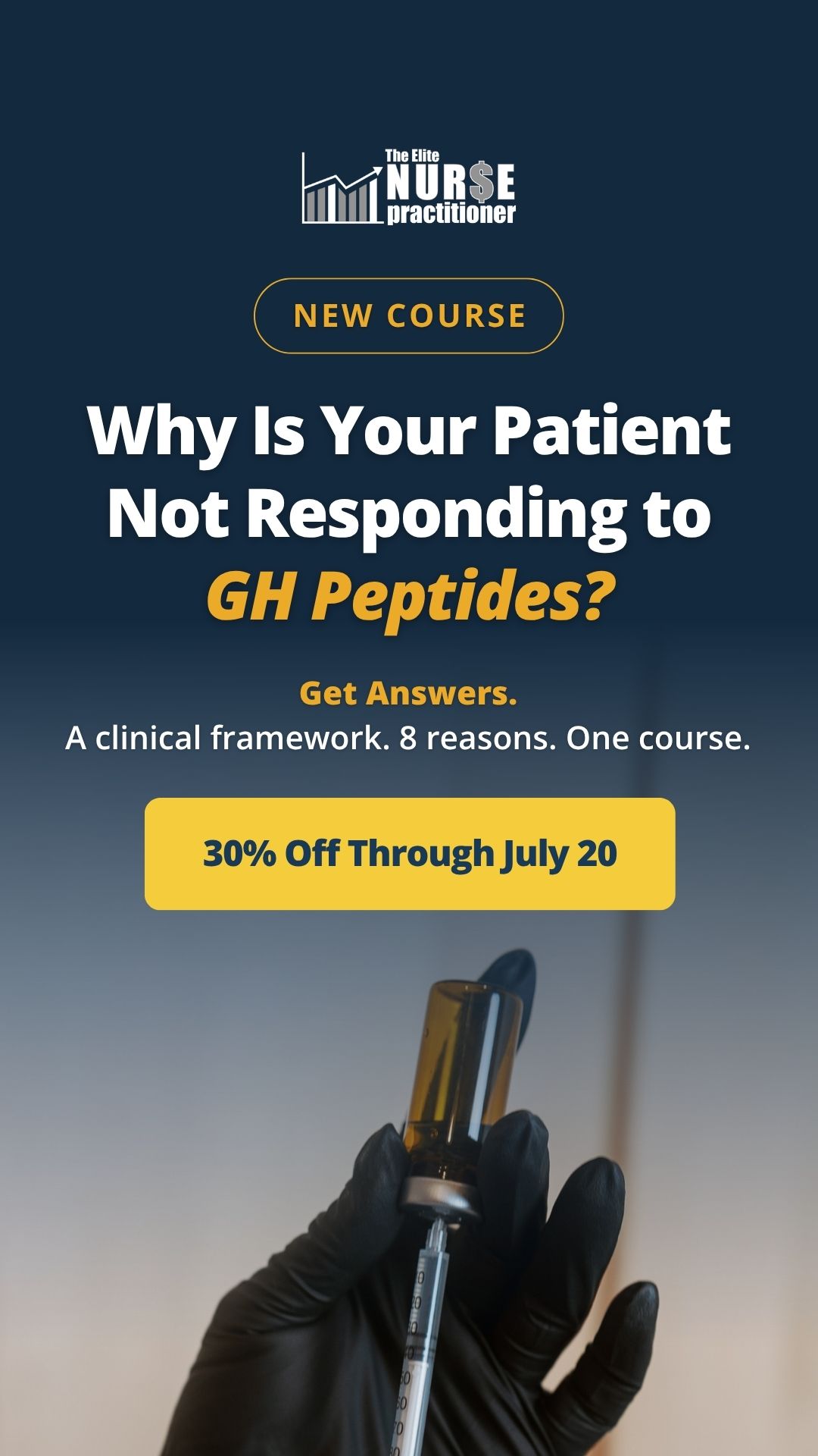 The Elite Nurse Practitioner Facebook ad