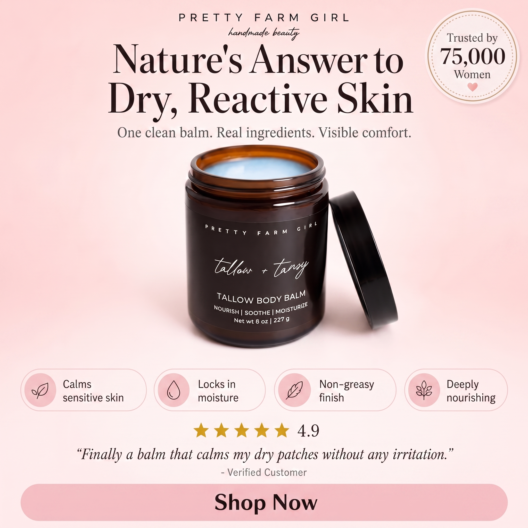 Pretty Farm Girl Facebook ad