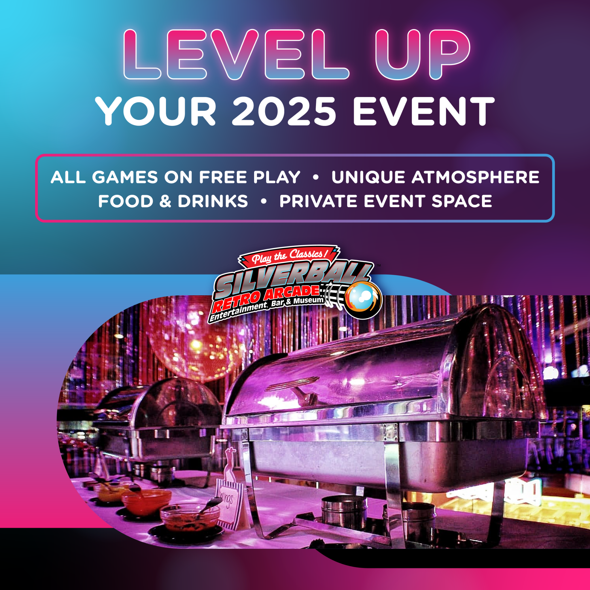 Silverball Retro Arcade - Delray Beach Facebook ad