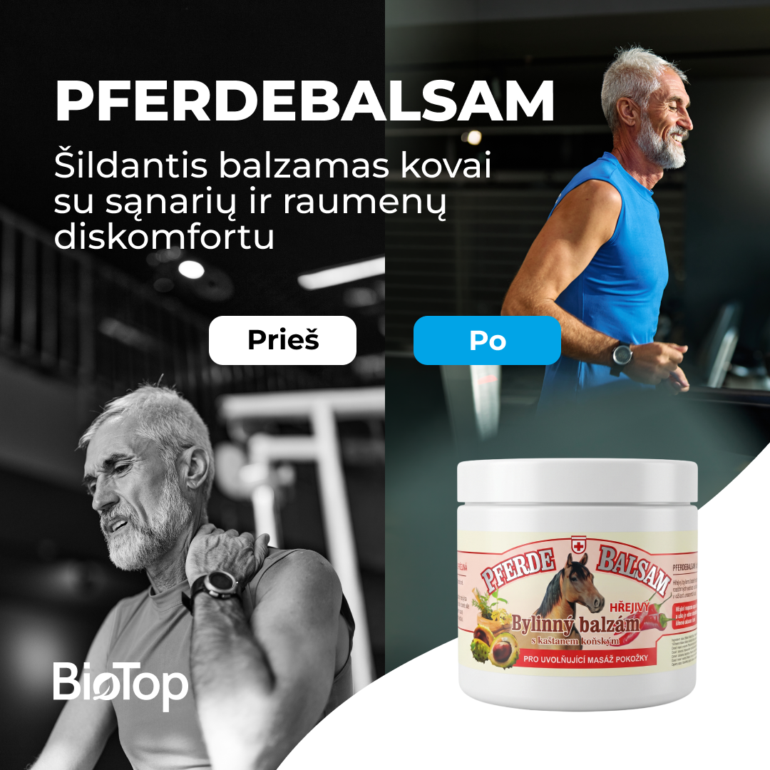 BioTop Facebook ad: 20% NUOLAIDA: Greitas šildantis efektas pavargusiam kūnui