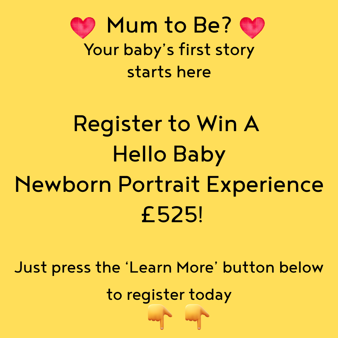 Blitz Photography Facebook ad: Register to WIN a Hello Baby - Newborn Photoshoot…