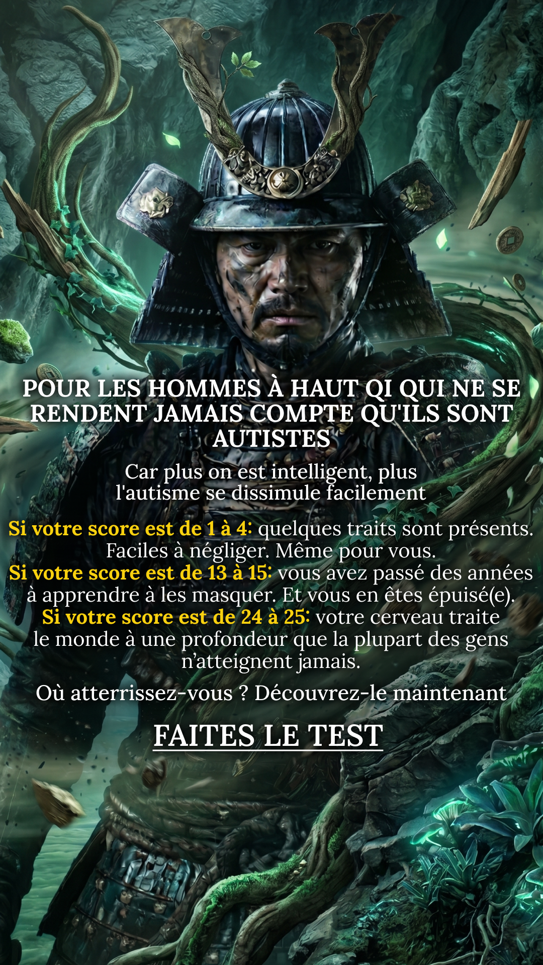 International IQ test Facebook ad