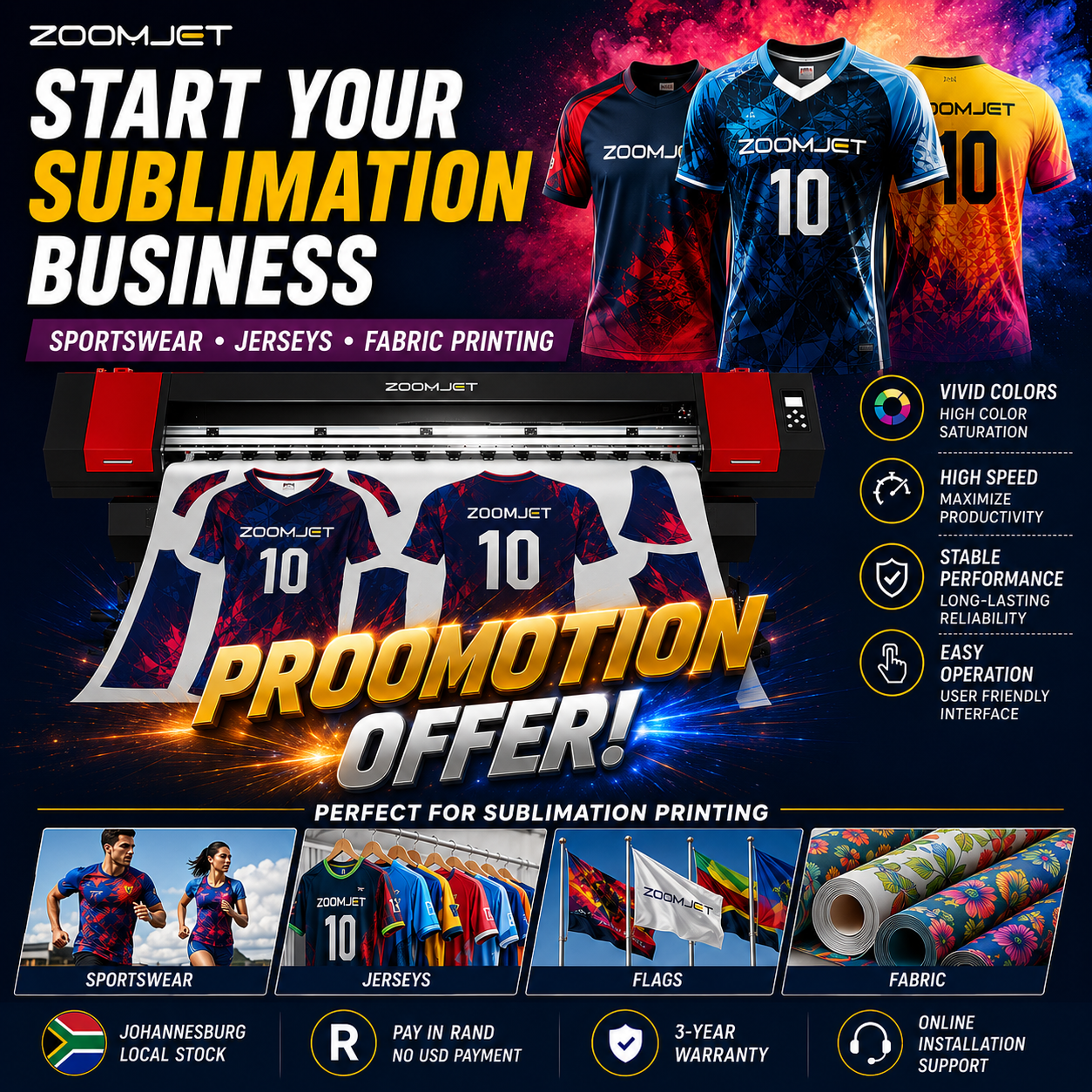 Zoomjet Printer Facebook ad